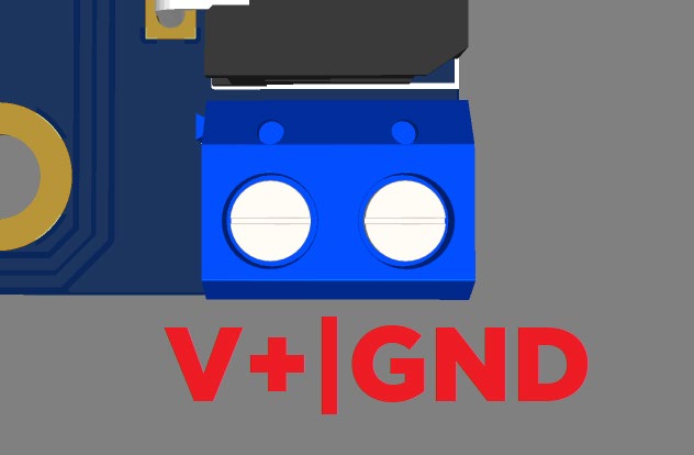 Screw terminal block pinout
